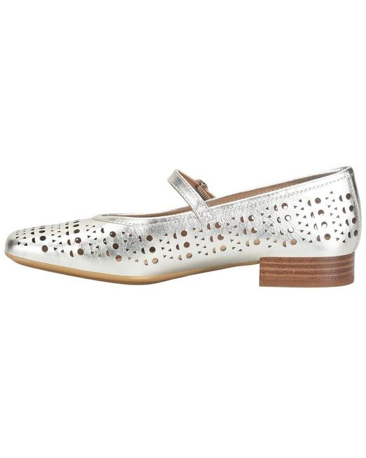Söfft White Ellie Leather Flat