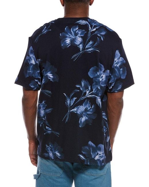 Ted Baker Blue Floral Graphic T-Shirt for men