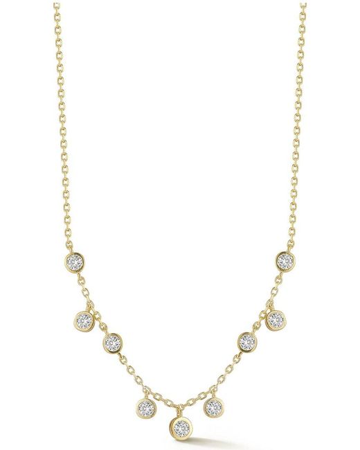 Glaze Jewelry Natural 14K Over Cz Necklace