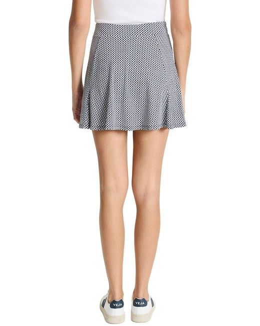 NIC+ZOE Blue Easy Gingham Skort