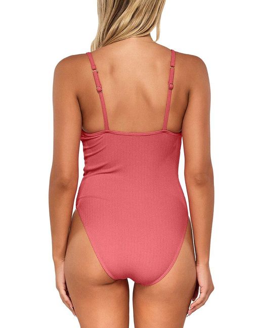 Sunsets Pink Ariel One-Piece
