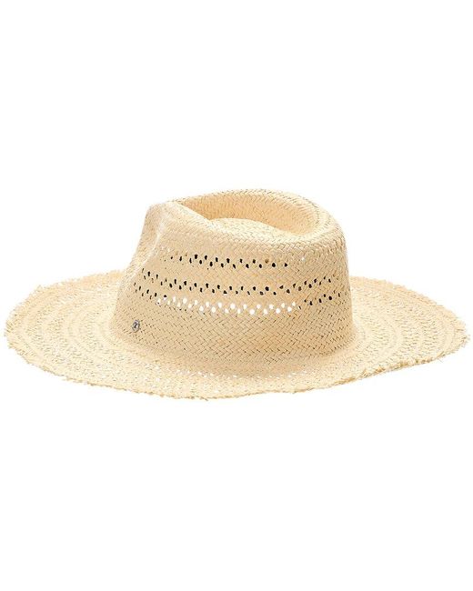 Rag & Bone Natural Elle Perf Fedora