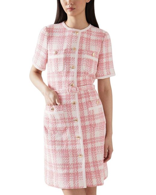 L.K.Bennett Pink Valentina Dress