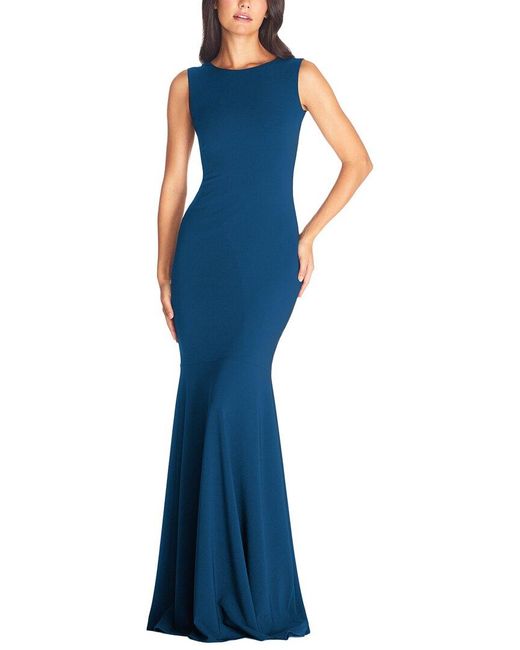 Dress the Population Blue Leighton Maxi Dress