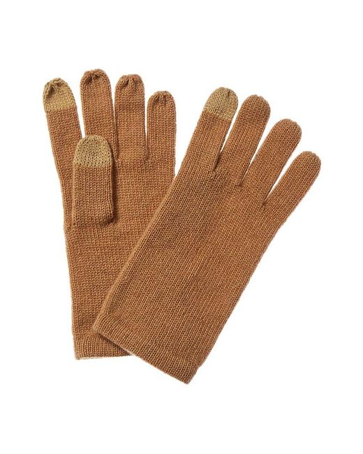 Phenix Brown Cashmere Tech Gloves