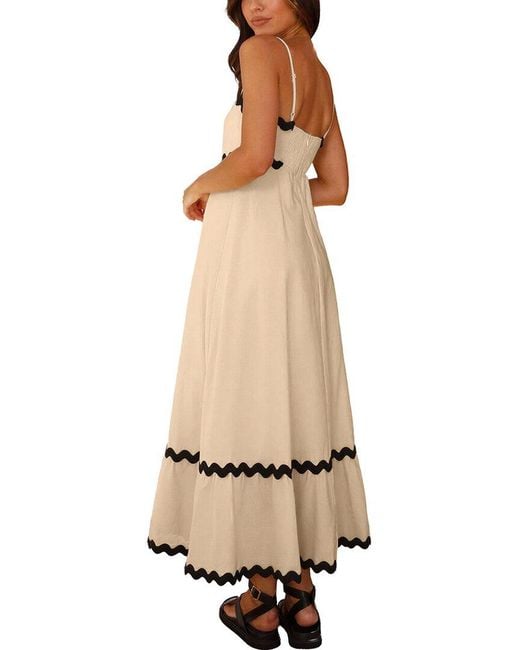 CAMILA BLANCO Natural Maxi Dress