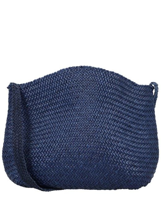 Dragon Diffusion Blue Santa Marta Leather Crossbody