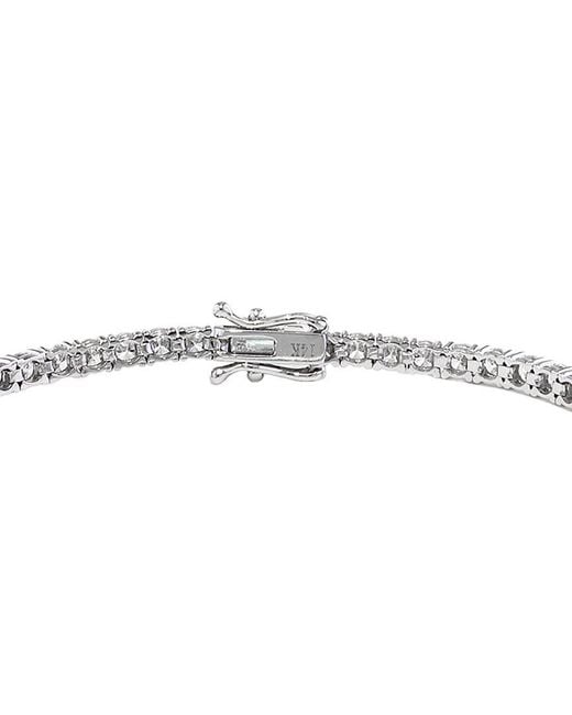 Effy Fine Jewelry White 14K 4.89 Ct. Tw. Diamond Bracelet