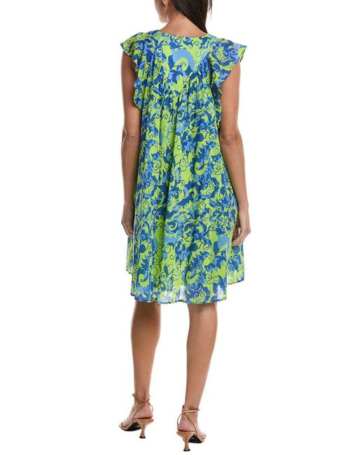 Ro's Garden Green Parker Mini Dress