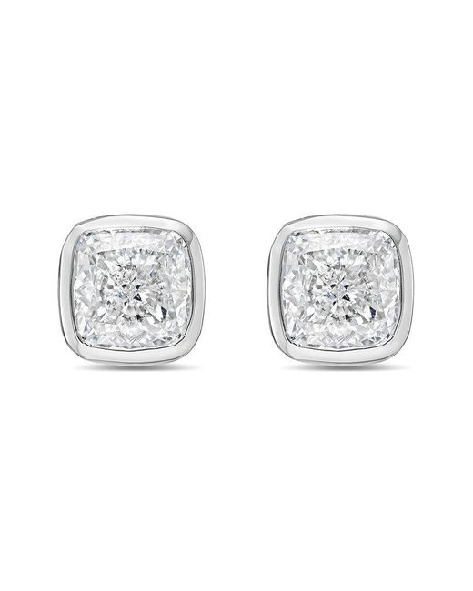 Diana M Metallic Diana M. 14K 9.00 Ct. Tw. Lab-Grown Diamond Stud Earrings