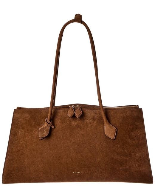 Alaïa Brown Alaïa Le Teckel Leather Tote