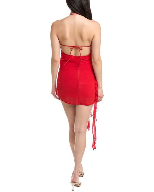 IPPONELLI Red Sleeveless Mini Dress