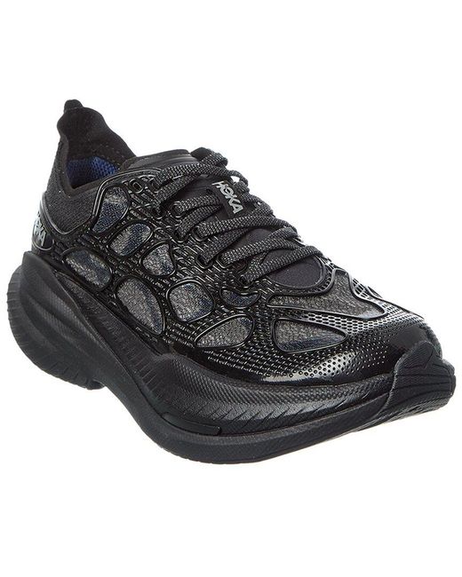 Hoka One One Black Mach X Caged Sneaker