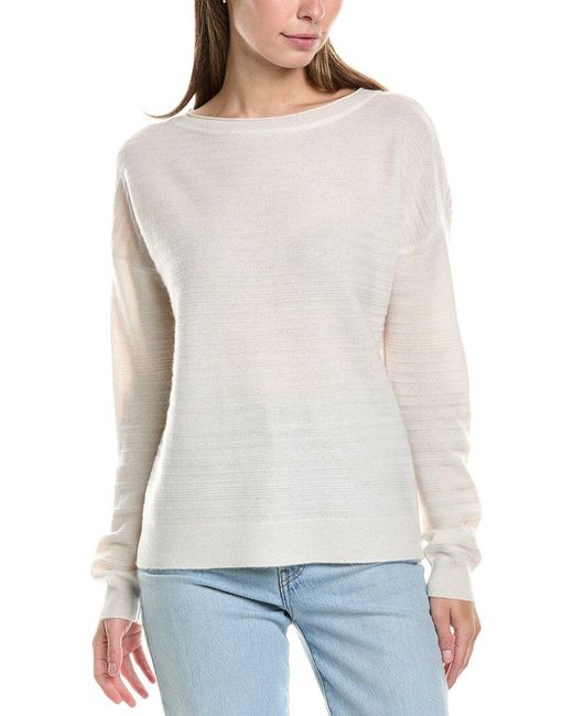 InCashmere Red Links Cashmere Sweater