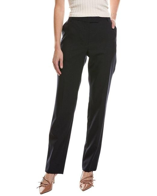 Officine Generale Black Officine Generale Lenya Wool Pant