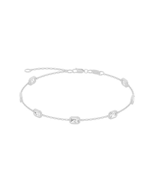 Lab Grown Diamonds White 14K 1.50 Ct. Tw. Lab-Grown Diamond Station Bracelet