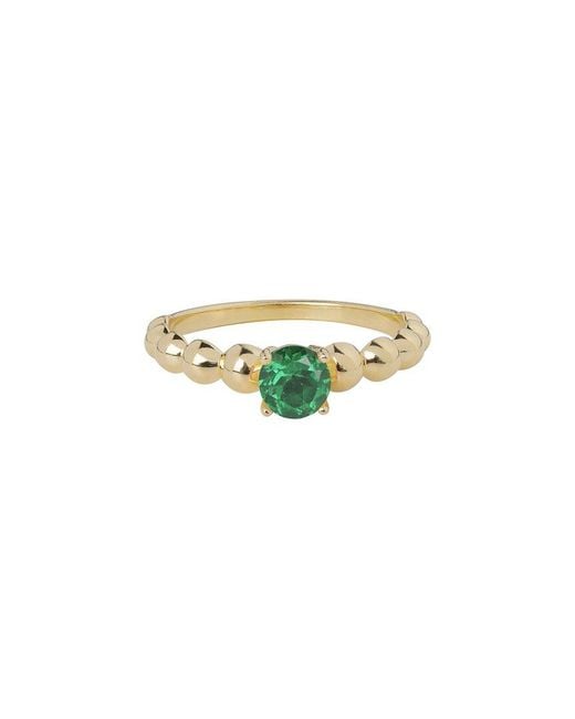 TIRAMISU White 0.60 Ct. Tw. Lab-Grown Emerald Ring