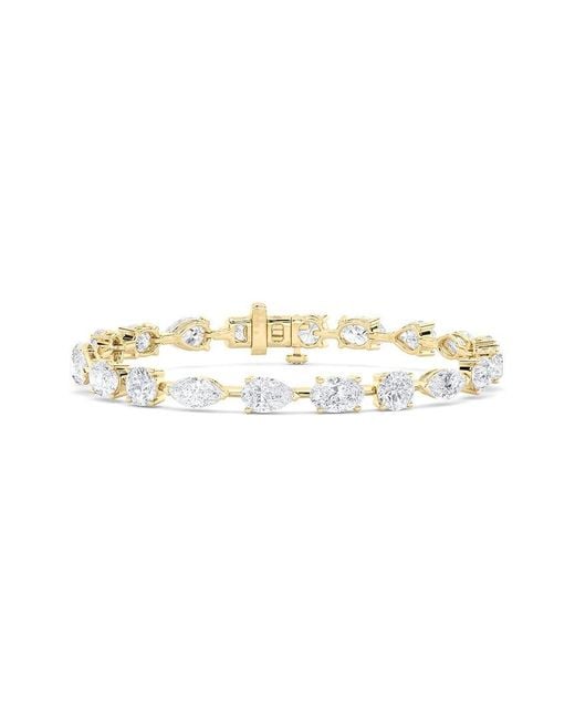 Lab Grown Diamonds White 14K 12.00 Ct. Tw. Lab-Grown Diamond Bracelet