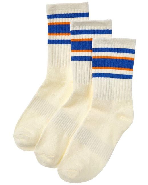 High Heel Jungle Blue 3Pk Sophomore Sock Set