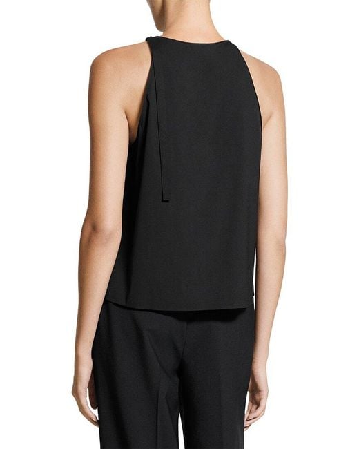 Theory Black Wool-Blend Shell