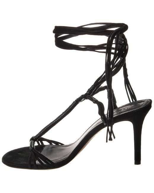 Isabel Marant Black Arja Suede Sandal