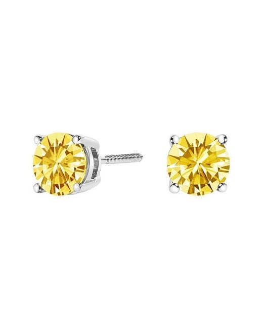 Haus of Brilliance Metallic 14K 1.00 Ct. Tw. Lab-Grown Diamond Stud Earrings