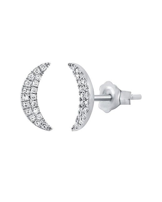 Sabrina Designs Metallic 14K 0.012 Ct. Tw. Diamond Earrings