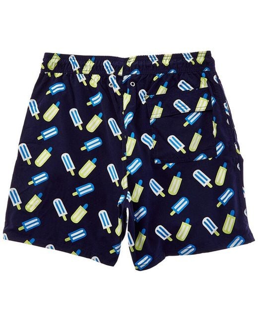Tom & Teddy Blue Lollies Swim Trunk for men