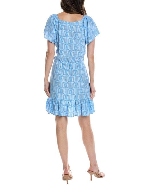 Walker & Wade Blue Kat Mini Dress