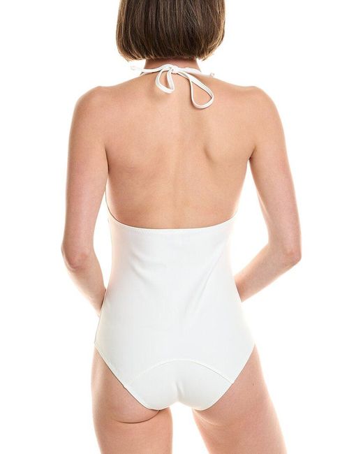 Lisa Marie Fernandez White Amber Maillot One-Piece