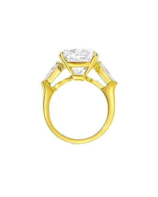 Lab Grown Diamonds Metallic 14K 10.00 Ct. Tw. Lab-Grown Diamond Ring