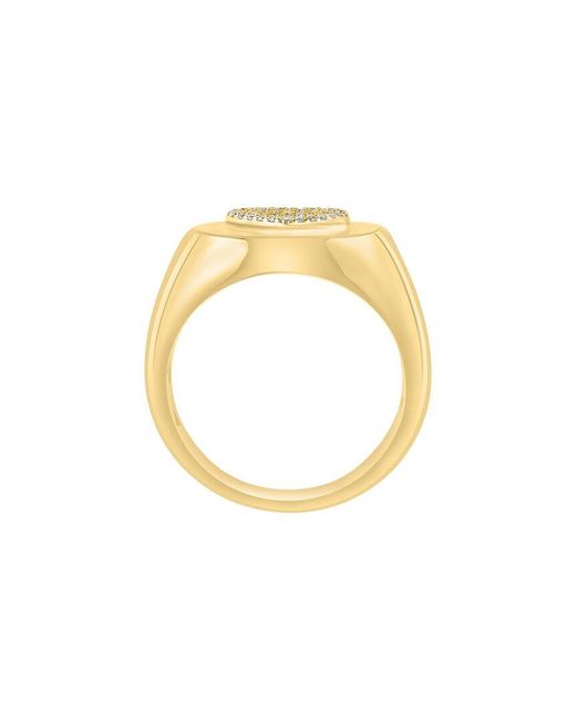 Effy Fine Jewelry Metallic 14K Over 0.15 Ct. Tw. Diamond Ring