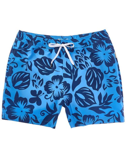 Onia Blue Stretch Volley Swim Short for men