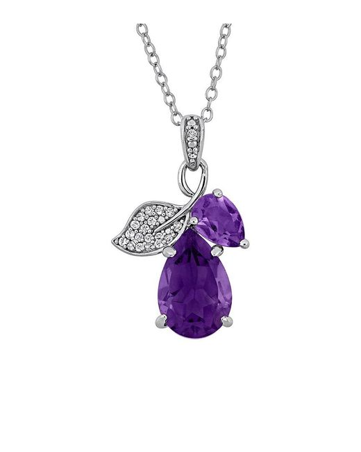 Rina Limor Purple 3.80 Ct. Tw. Gemstone Pendant