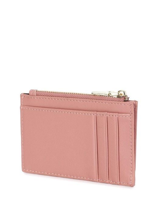 Tiffany & Fred Paris Pink Leather Wallet