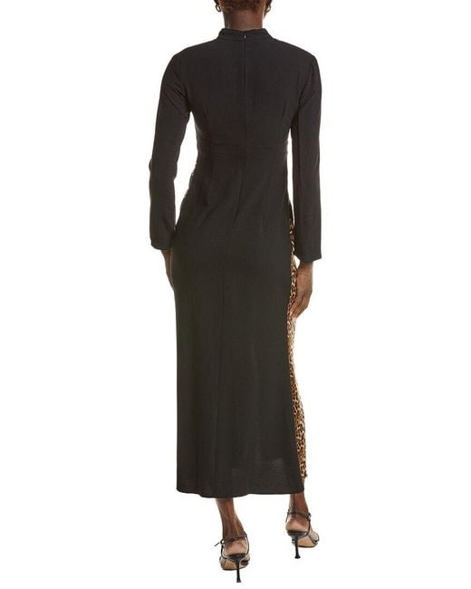 BURRYCO Black Embellished Maxi Dress