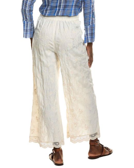 Johnny Was White Gardenia Pant