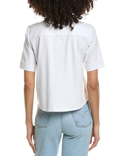 tyler boe White Classic Button Club Shirt