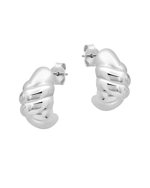 MaxColor White Dangle Earrings
