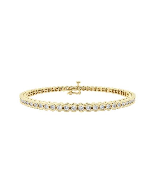 Lab Grown Diamonds White 14K 3.00 Ct. Tw. Lab-Grown Diamond Tennis Bracelet
