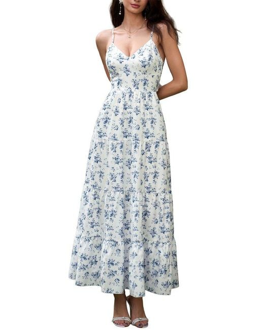 Amanda Royal Blue Maxi Dress