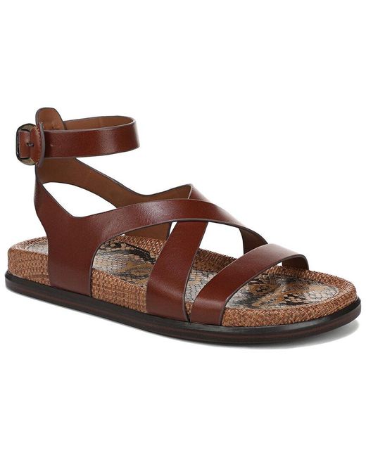 Sam Edelman Brown Delia Leather Strappy