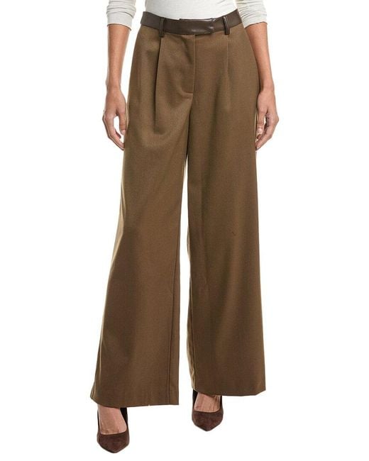 WeWoreWhat Brown Relaxed Trouser