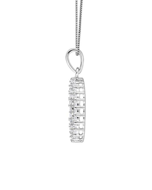Lab Grown Diamonds Metallic 0.34 Ct. Tw. Lab-Grown Diamond Pendant