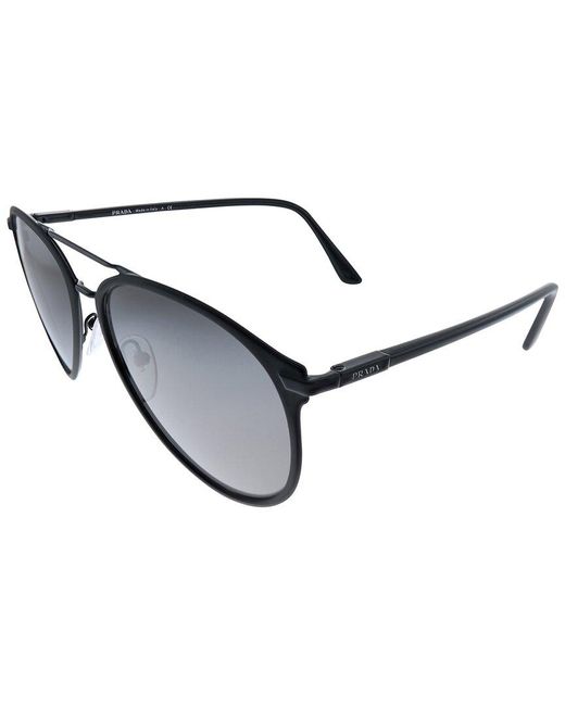 Prada Gray Unisex Pr51ws 59mm Sunglasses for men