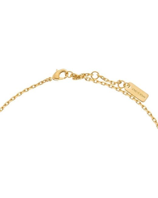 Chloé Metallic Logo Necklace