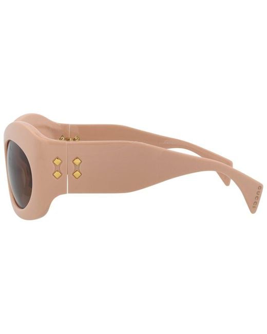 Gucci Brown 55Mm Sunglasses for men