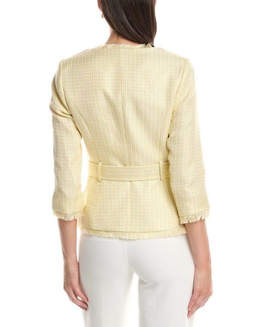 Tahari Natural Tweed Jacket