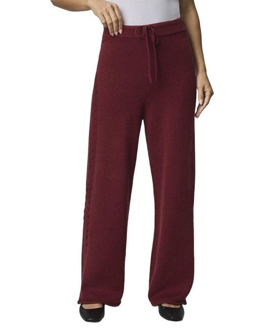 Splendid Red Jet Set Sweater Pant