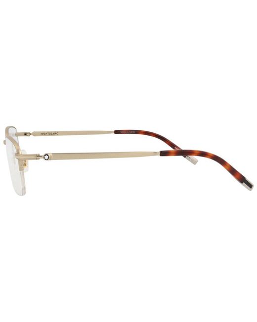 Montblanc White 54Mm Optical Frames for men